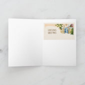 Cartes Pour Fêtes Annuelles Un grand chiot pour Noël (Intérieur)