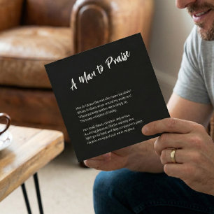 Cartes Pour Fêtes Annuelles "Un homme à louer" Sentimental