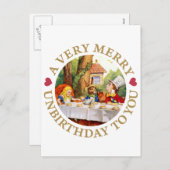 CARTES POUR FÊTES ANNUELLES UN JOLI ANNIVERSAIRE POUR VOUS ! (Devant / Derrière)