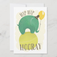 Un joli éléphant vert. animal Anniversaire de enfa