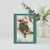 Cartes Pour Fêtes Annuelles "Un joli Noël pour toi" (Debout devant)