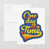 Cartes Pour Fêtes Annuelles Un jour à la fois (Devant / Derrière)