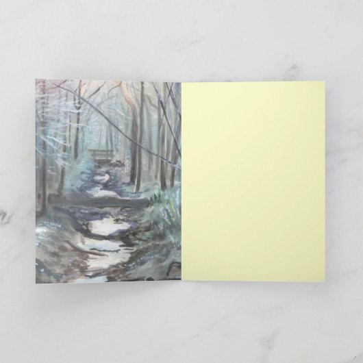 Cartes Pour Fêtes Annuelles un jour d'hivers froid (Intérieur)