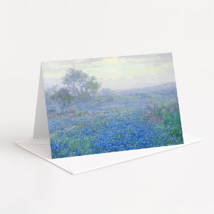Cartes Pour Fêtes Annuelles Un jour nuageux, Bluebonnets Julian Onderdonk
