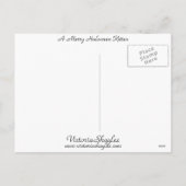 Cartes Pour Fêtes Annuelles Un joyeux Haloween Kitten (Dos)