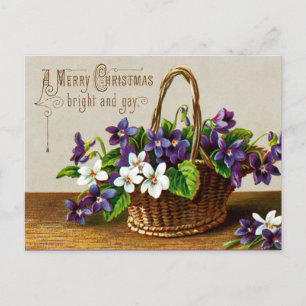 Cartes Pour Fêtes Annuelles Un joyeux Noël brillant et gay