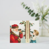 Cartes Pour Fêtes Annuelles Un joyeux Père Noël par Ellen Clapsaddle (Debout devant)