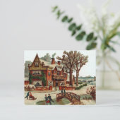 Cartes Pour Fêtes Annuelles Un lieu pour Noël (Debout devant)