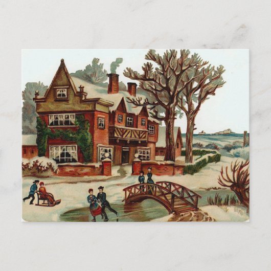 Cartes Pour Fêtes Annuelles Un lieu pour Noël (Devant)