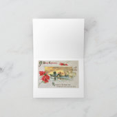 Cartes Pour Fêtes Annuelles Un Noël à l'ancienne (Intérieur)