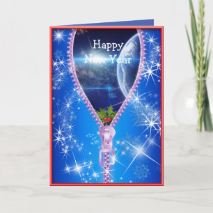 Cartes Pour Fêtes Annuelles Un Noël et une nouvelle année personnalisés