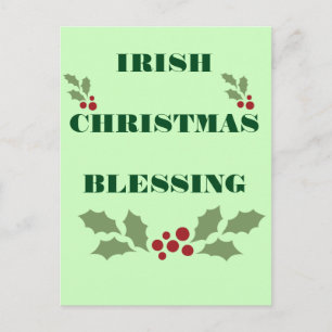 Cartes Pour Fêtes Annuelles Un Noël irlandais