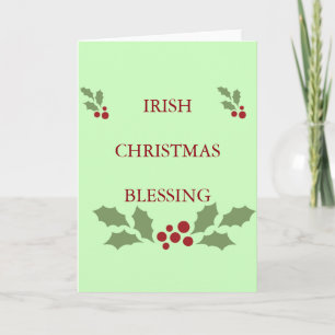 Cartes Pour Fêtes Annuelles Un Noël irlandais