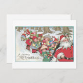 Cartes Pour Fêtes Annuelles Un Noël Joyeux (Devant / Derrière)