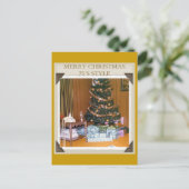 Cartes Pour Fêtes Annuelles UN NOËL Les années 70 (Debout devant)