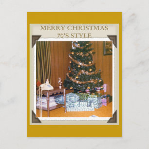 Cartes Pour Fêtes Annuelles UN NOËL Les années 70