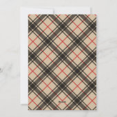 Cartes Pour Fêtes Annuelles Un Noël photo Plaid (Dos)