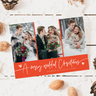 Cartes Pour Fêtes Annuelles Un Noel Très Marié Nouvelle Photo Rouge
