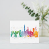 Cartes Pour Fêtes Annuelles Un Noël très new-yorkais - Design 1 (Debout devant)