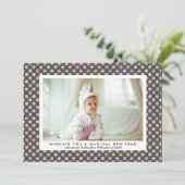 Cartes Pour Fêtes Annuelles Un Nouvel An Magique Parties scintillant Argent mo (Debout devant)