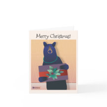 💕 Un ours offre un cadeau de vacances - ©️ TrFors