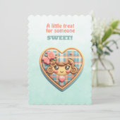 Cartes Pour Fêtes Annuelles Un petit traité pour quelqu'un de doux (Debout devant)