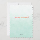 Cartes Pour Fêtes Annuelles Un petit traité pour quelqu'un de doux (Dos)