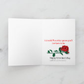 Cartes Pour Fêtes Annuelles Un poème d'amour de Valentines (Intérieur)