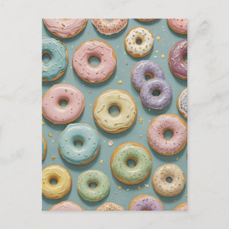 Cartes Pour Fêtes Annuelles Un rêve de beignet pastel à la mode