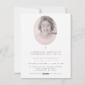 Cartes Pour Fêtes Annuelles Un service aimé dans la mémoire aimée (Dos)