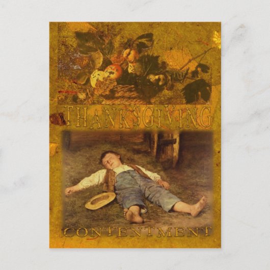 Cartes Pour Fêtes Annuelles Un Thanksgiving Amoureux #2 (Devant)