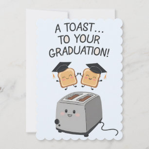 Cartes Pour Fêtes Annuelles Un Toast à Votre Remise de Diplômes Drôle Famille