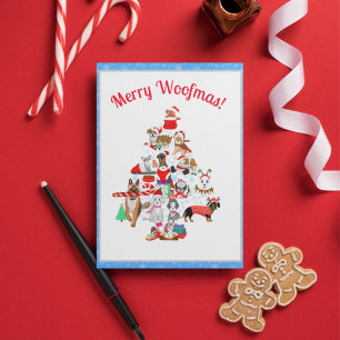 Cartes Pour Fêtes Annuelles Un très joyeux Noël de chien