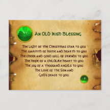 Un vieux parchemin de Noël irlandais