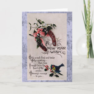 Cartes Pour Fêtes Annuelles Un vœu de nouvelle année