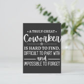 Cartes Pour Fêtes Annuelles Un vrai grand collègue (Debout devant)