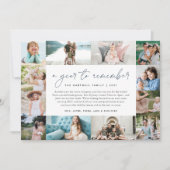 Cartes Pour Fêtes Annuelles Une année à retenir | Année d'évaluation Collage p (Devant)