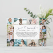 Cartes Pour Fêtes Annuelles Une année à retenir | Année d'évaluation Collage p (Debout devant)