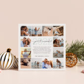 Cartes Pour Fêtes Annuelles Une année à retenir | Année d'évaluation Collage p