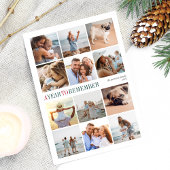 Cartes Pour Fêtes Annuelles Une année à retenir | Année d'évaluation Collage p