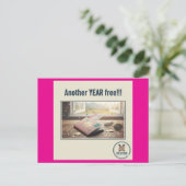 Cartes Pour Fêtes Annuelles Une autre année libre (F) (Debout devant)