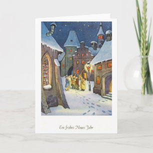 Cartes Pour Fêtes Annuelles Une bonne année, cru allemand