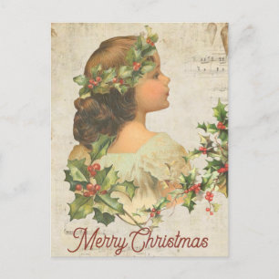 Cartes Pour Fêtes Annuelles Une branche de saint y est également dessinée