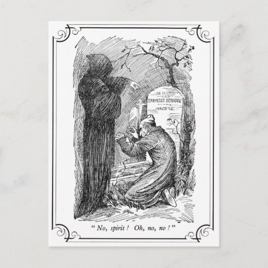 Cartes Pour Fêtes Annuelles Une Carol de Noël : Non, Esprit ! (Devant)