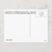 Cartes Pour Fêtes Annuelles 'Une dame de chat folle Noël' (Dos)