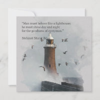 Une énorme vague frappe un phare