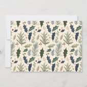 Cartes Pour Fêtes Annuelles Une Frisée d'Espoir Photo de l'arc religieux vert (Dos)