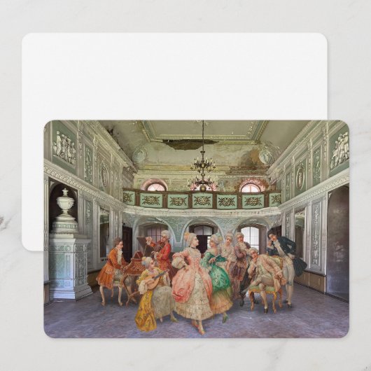 Cartes Pour Fêtes Annuelles Une gloire passée (Devant / Derrière)