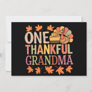 Cartes Pour Fêtes Annuelles Une grand-mère Nana reconnaissante Jour d'Action d