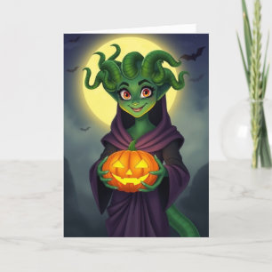 Cartes Pour Fêtes Annuelles Une Halloween brillante